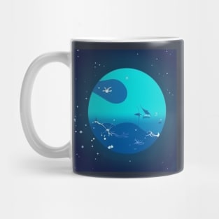 magical undersea blues Mug